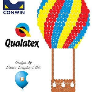 Big 3D Hot Air Balloon (15' tall)