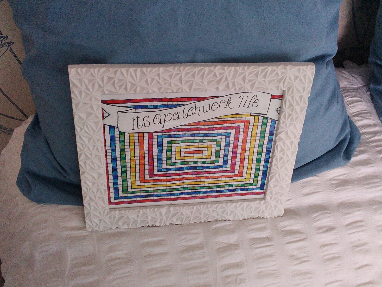 Patchwork Quilt Bed Runner Size or Narrow Lap Quilt. Pink Etsy