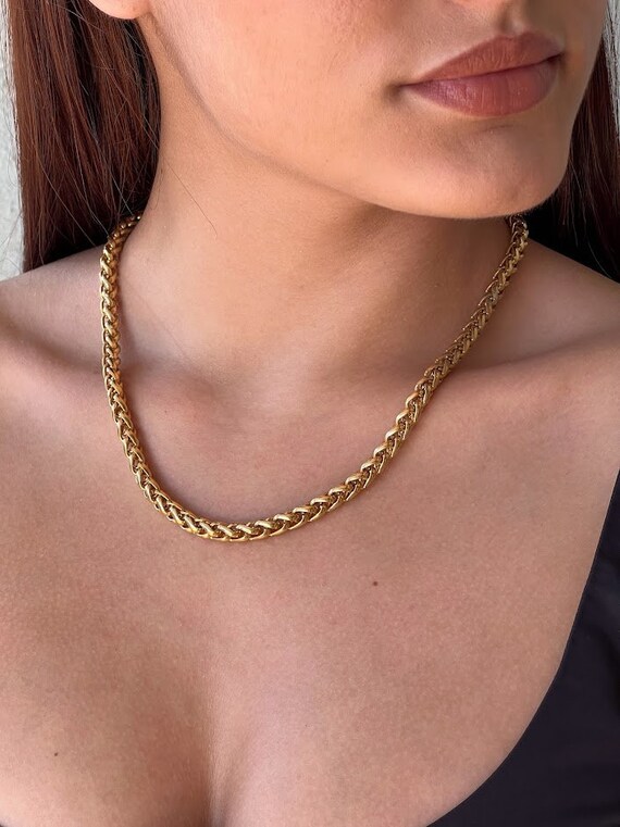 90’s vintage necklace | gold chain