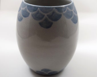 Light Blue Art Deco Tumbler