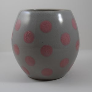 Pink Polka Dot Tumbler