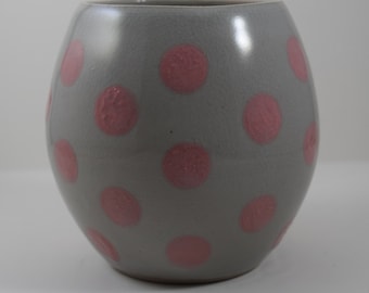 Pink Polka Dot Tumbler