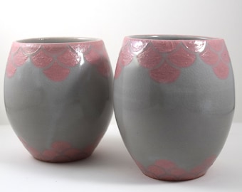 Pink Art Deco Scallop