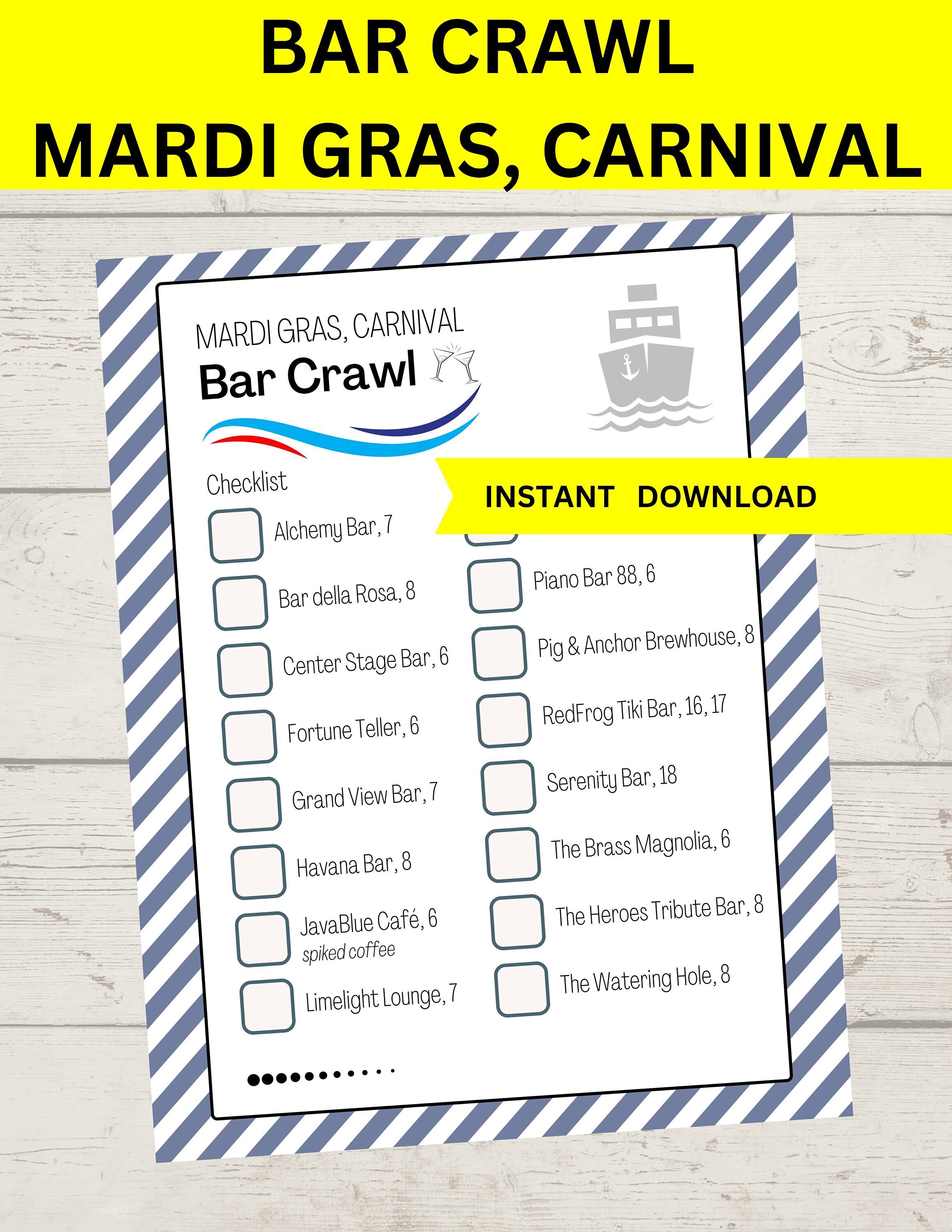 carnival mardi gras bar crawl
