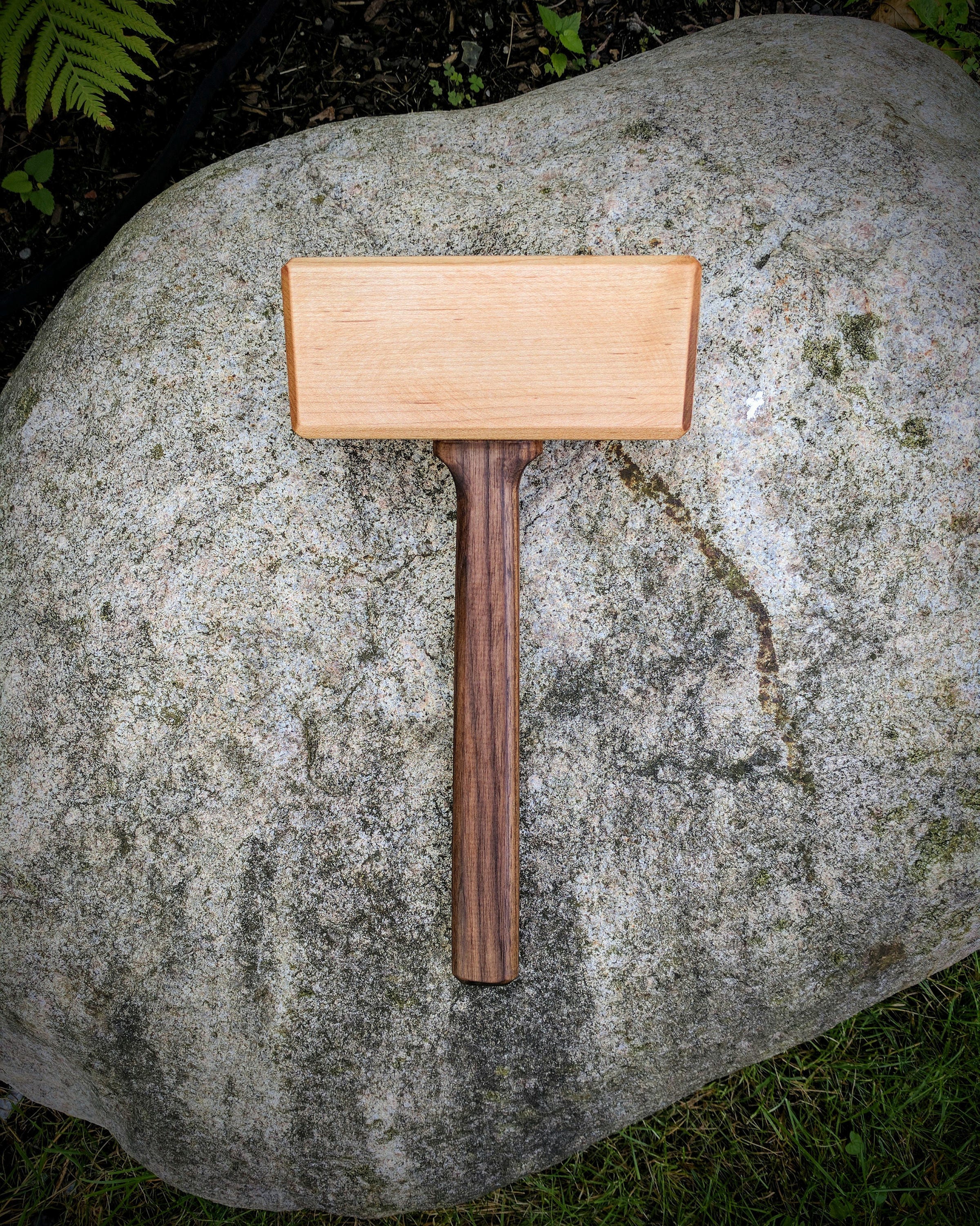 Hard Maple & Walnut Wood Working Mallet | Etsy
