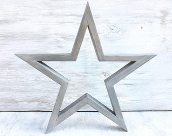 Items Similar To Stars Wood Stars Wooden Stars Holiday Star