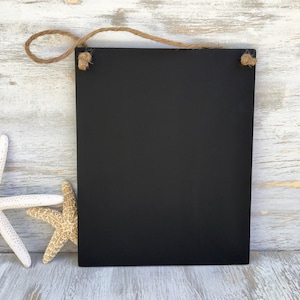 Hanging Rustic Chalkboard Wedding Chalkboard Sign Bistro Cafe Menu Chalkboard 8 x 10 Vertical Hanging Sign