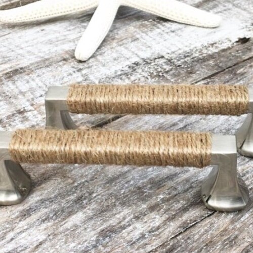 Beach House Decorative Handle Rope Drawer Pull Pull Etsy