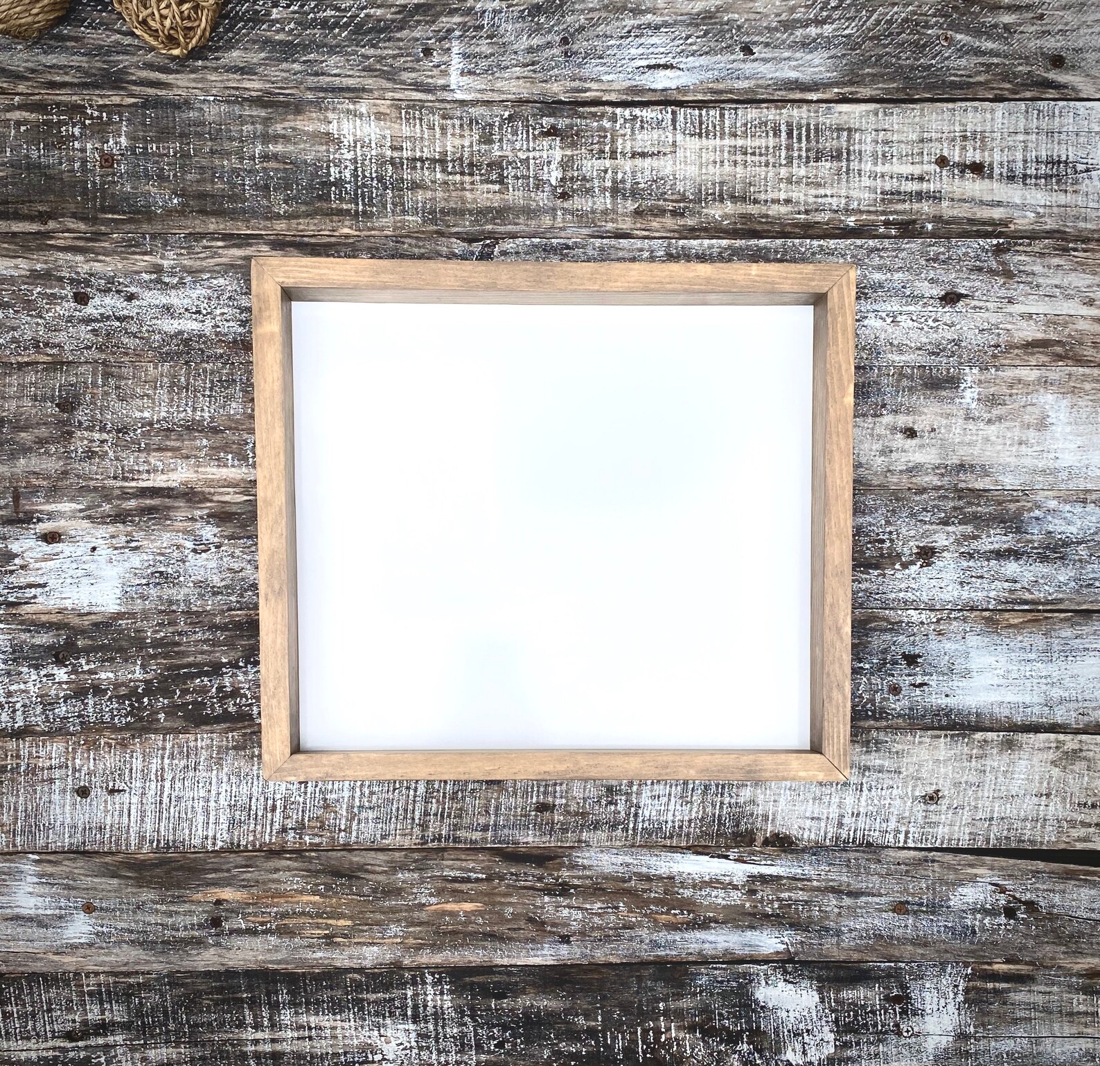 Rustic Dry Erase Board Rustic Whiteboard Shadow Box Framed Dry Etsy