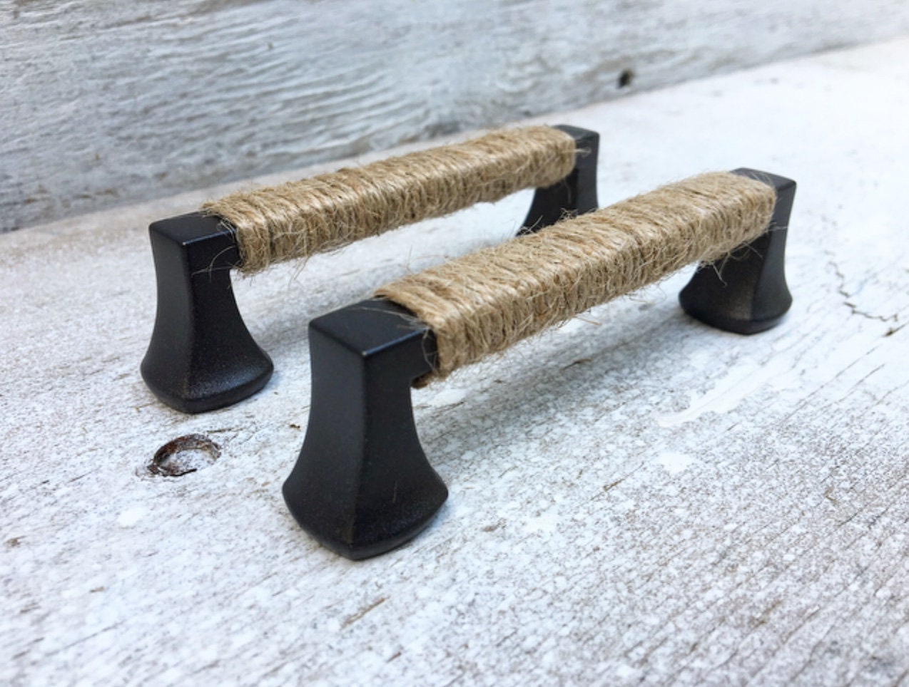 Rope Drawer Pulls Handles Nautical Furniture Coastal Etsy