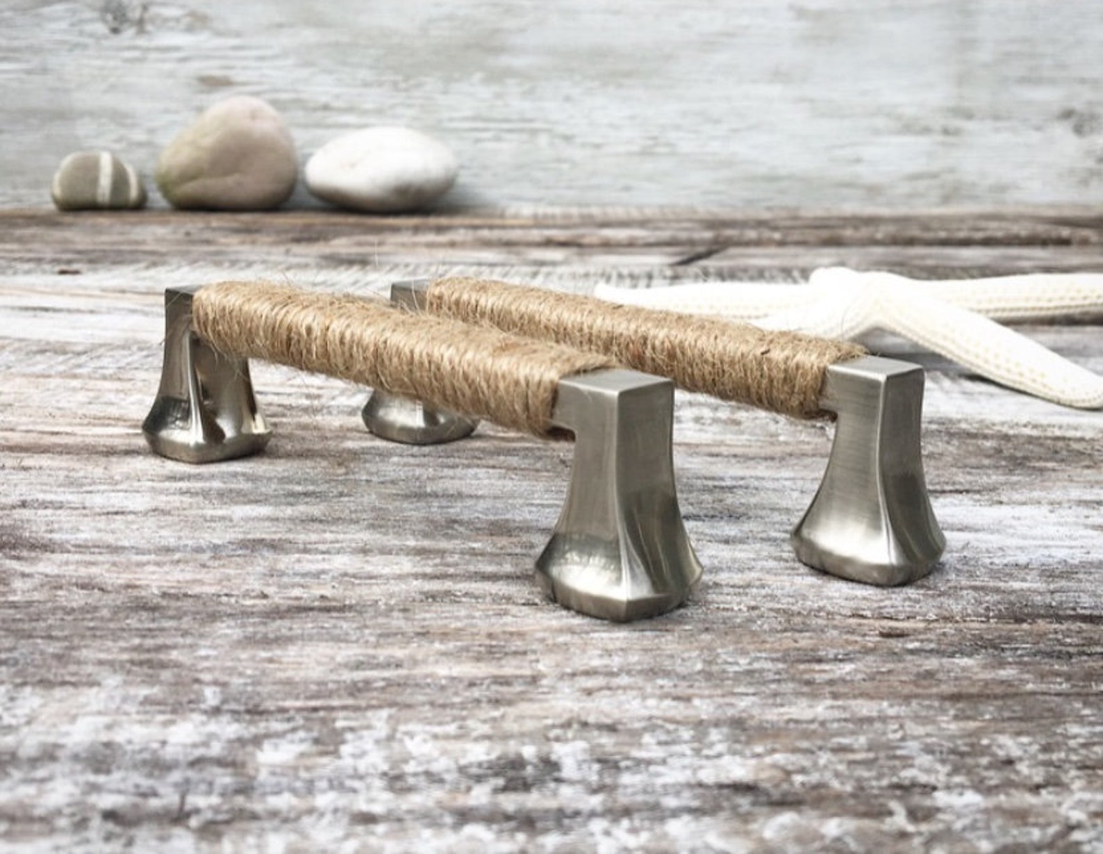 Beach House Decorative Handle, Rope Drawer Pull, Cabinet Pull, Coastal ...