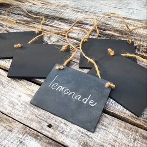 Chalkboard Basket Tags Blackboard Chalk Labels Farmhouse Kitchen Decor Modern Farmhouse Rustic Wedding Sign Reusable 4 x 5 Set of 5