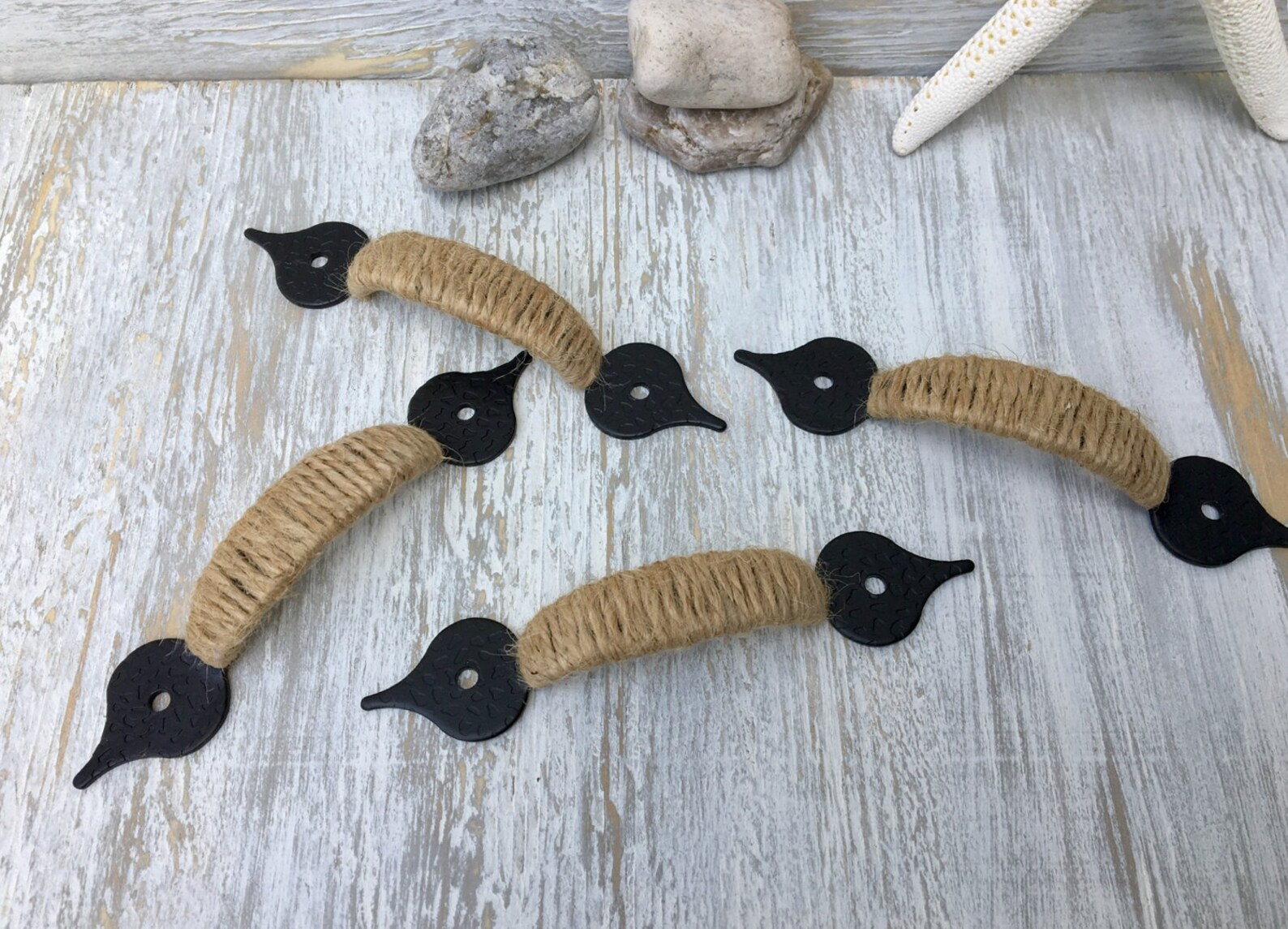 Nautical Rope Handles Nautical Decor Coastal Decor Beach Etsy