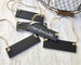 Long Chalkboard Tag Hanging Chalkboard Basket Tag Sign Blackboard Label Home Organization Office Decor Home Decor Reusable Set of  5 Gift 