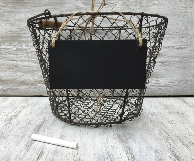 Chalkboard Basket Label, Home Organization, Laundry Room, Pantry, Business Organization, Attaches to Most Baskets, Double Sided Label Set 5 image 5