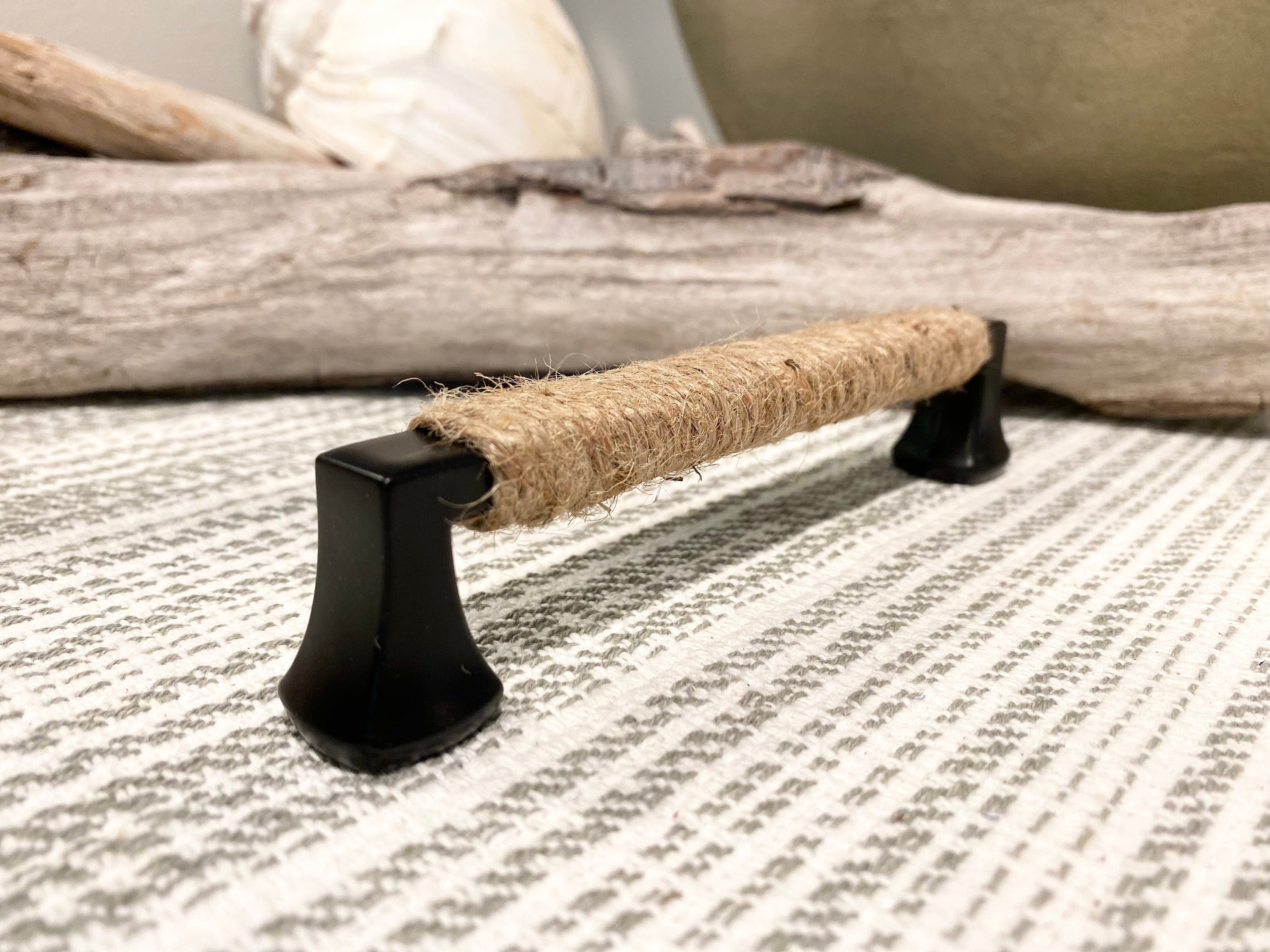 Nautical Decorative Drawer Pull, Rope Hand Tied Beach House Handle ...