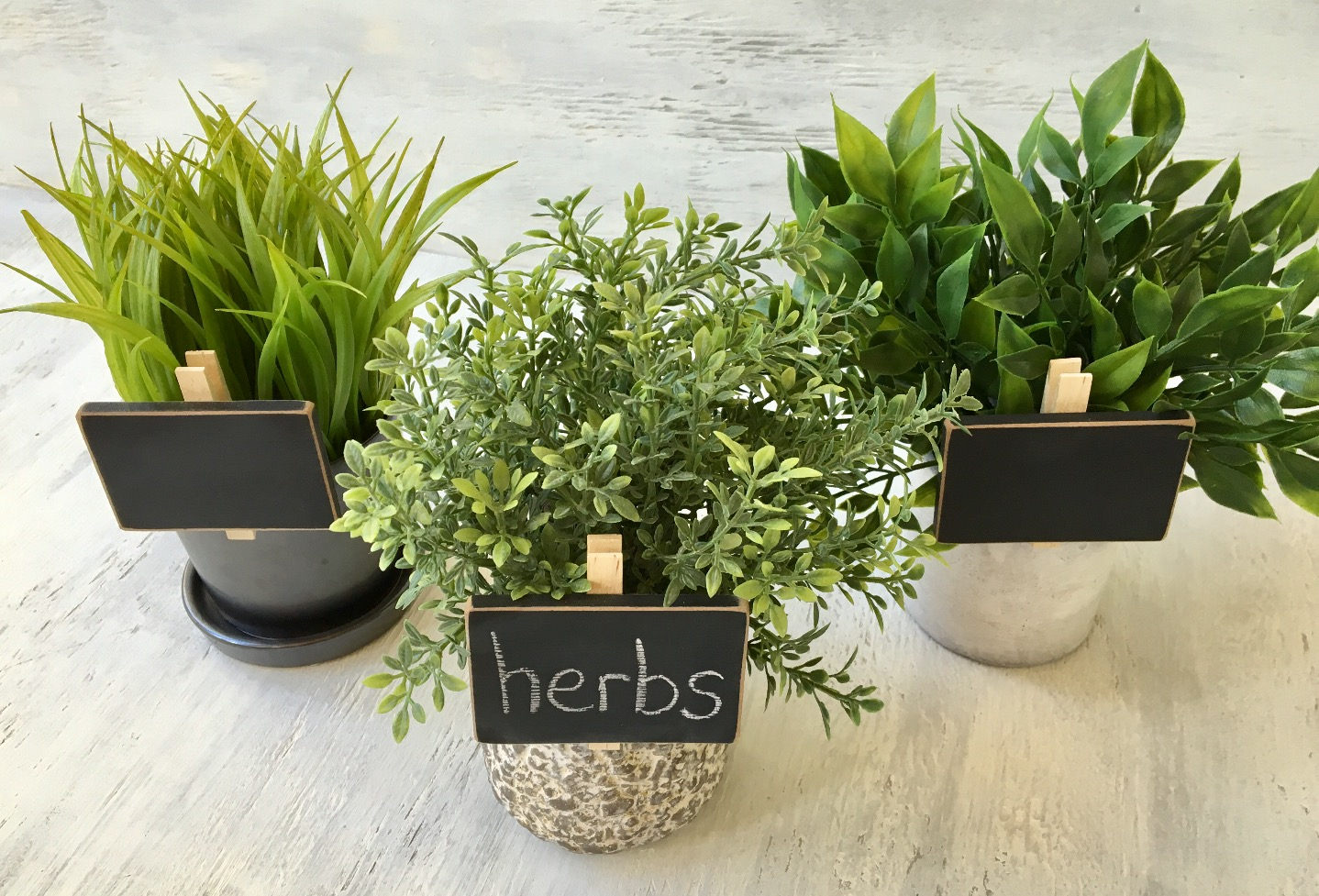 Mini Chalkboard Sign Chalkboard Clips Clothespins Basket Etsy