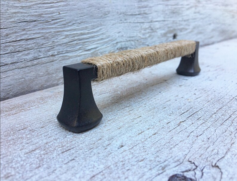Rope Drawer Pull Handle Nautical Furniture Pull Etsy