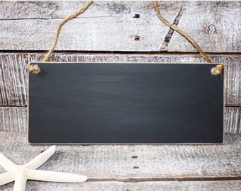 Chalkboard Sign-Blackboard Message Board-Chalkboard Wedding Sign-Distressed Chalkboard-Office Decor- 5 x 12 Reusable