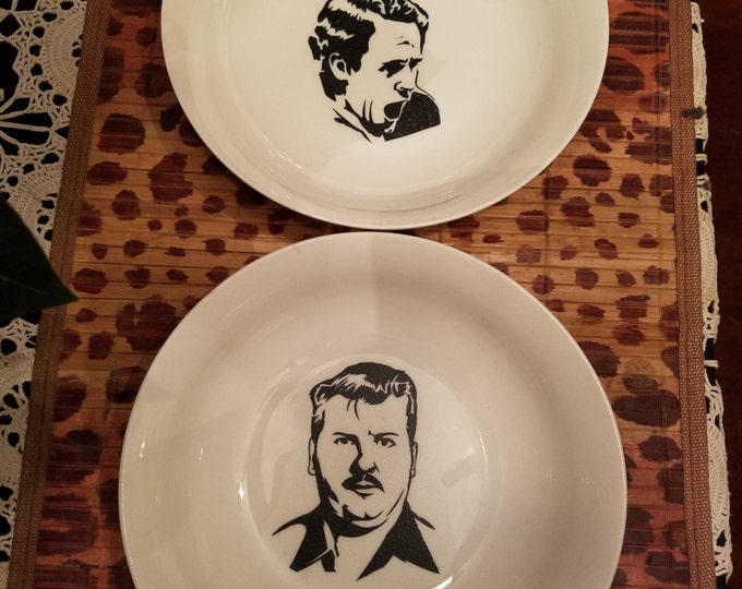 Serial Killer Cereal Bowls. Set of 2 Tasteless Art. Etsy