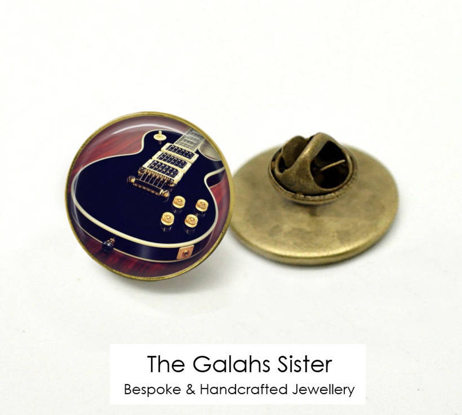 Electric Guitar Badge Bass Guitar Gift for Guitarist Etsy