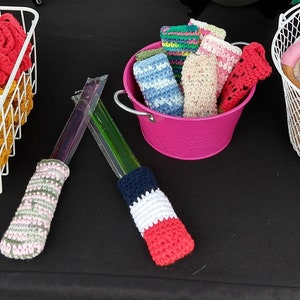 Crochet Popsicle Holder Popsicle Sleeve Ice Pop Sleeve image 1