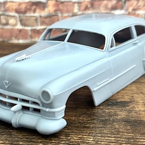 1/24 Scale: Chopped “1949 Cadillac Fastback” Model Car Body.  3D Printed; Resin.