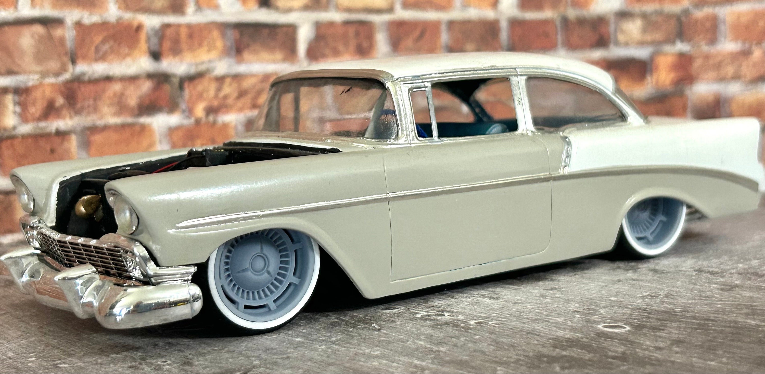 3D Printed, 22 Scale Inch “raceline Tri-five” Wheels and Whitewall ...