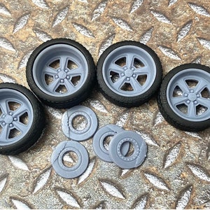1/24 Resin “pontiac Rallye 2” 21/20 Scale Inch Model Car Wheels and ...