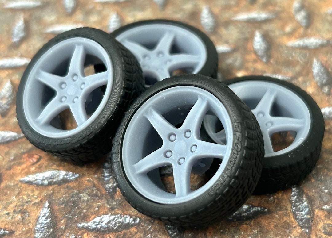 Resin 21/20 Inch “1995 Mustang Cobra R” Model Car Wheels/tires 1/24 ...