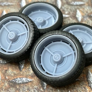 Resin 21/20 Inch “1964 Chevy Impala”  Model car Wheels/Tires 1/24 scale