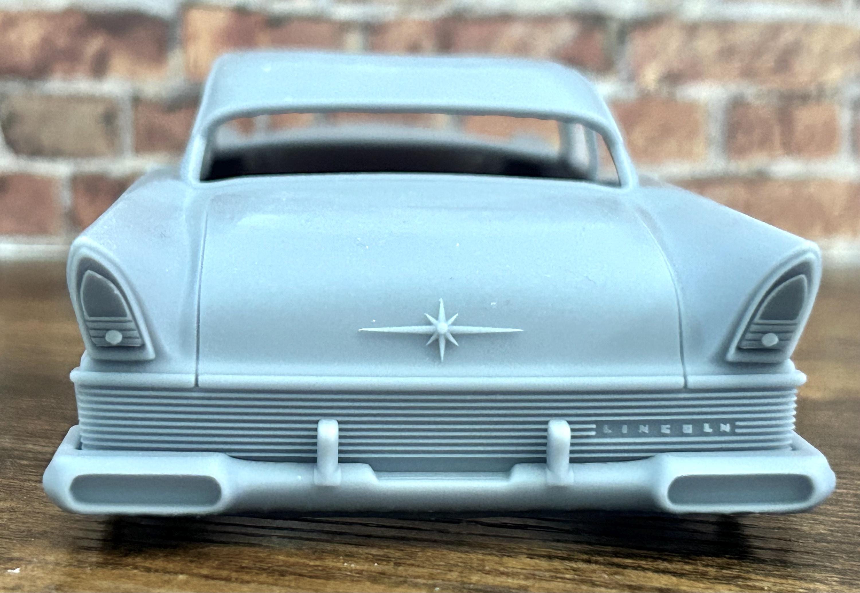 1/24 Scale: Stock “1957 Lincoln Premiere” Model Car Body. 3D
