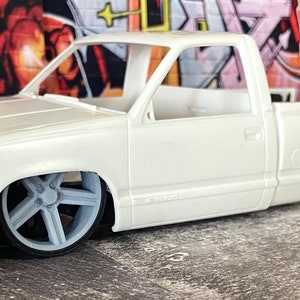 1/24 Resin:  26 Scale-Inch “IROC” style Model Car Wheels/Tires, 3D Print