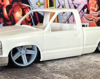 1/24 Resin: 26-tums modellbilshjul/däck i "IROC"-stil, 3D-utskrift