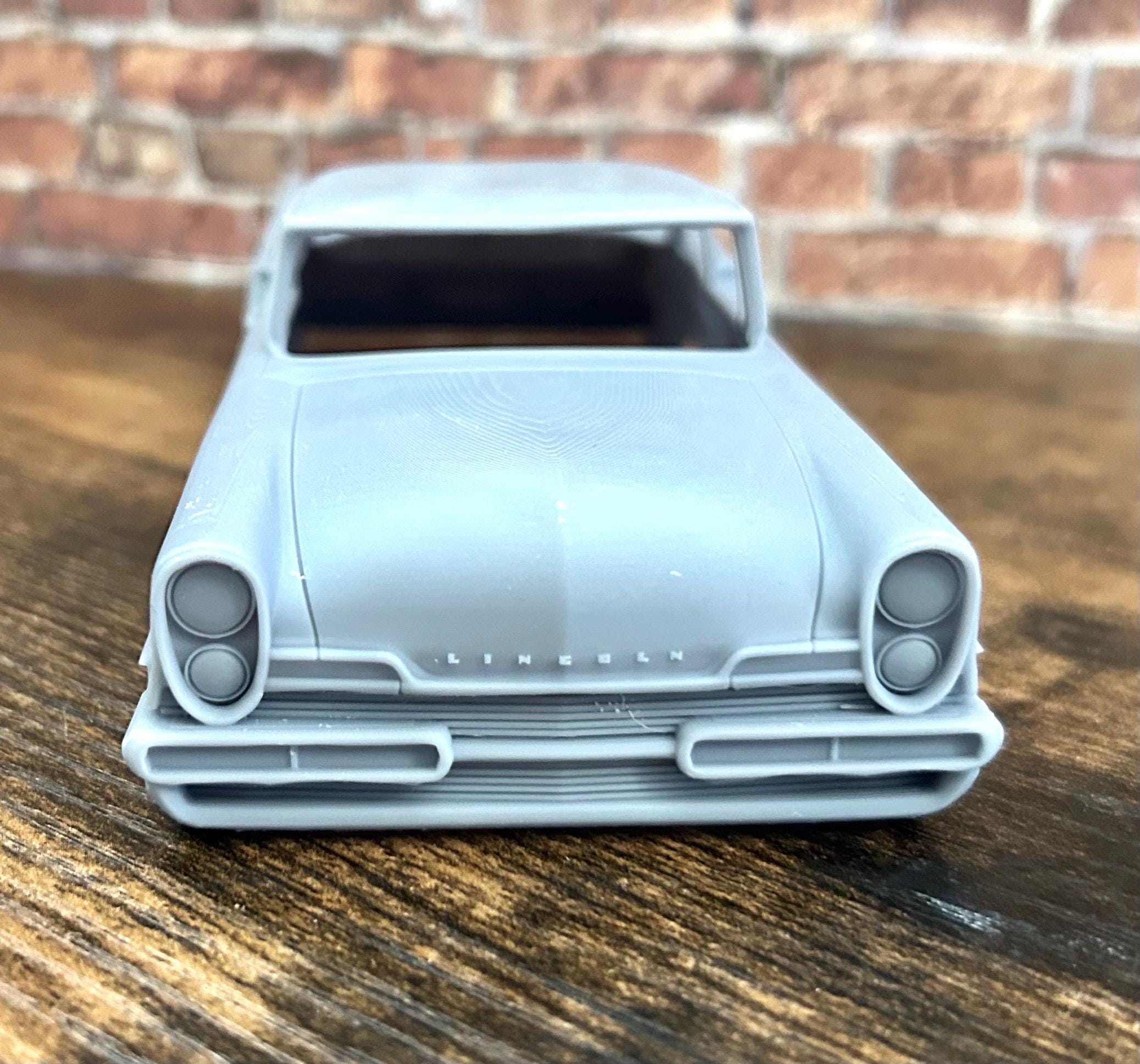 1/24 Scale: Stock “1957 Lincoln Premiere” Model Car Body. 3D