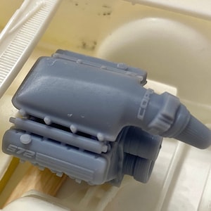 Resin 1/24 COPO 572 NA engine For scale model cars,1/25, 3D Printed