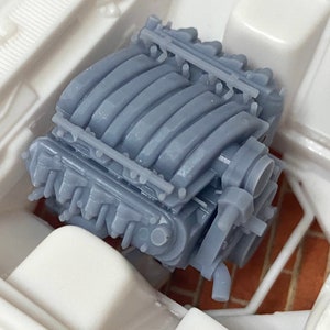 Hars 1/24 Chevy LS3-motor Voor schaalmodelauto's, 1/24, 3D-geprint