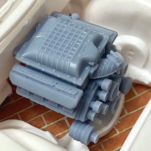 Resin 1/24 Hemi Hellcat engine For scale model cars,1/25, 3D Printed