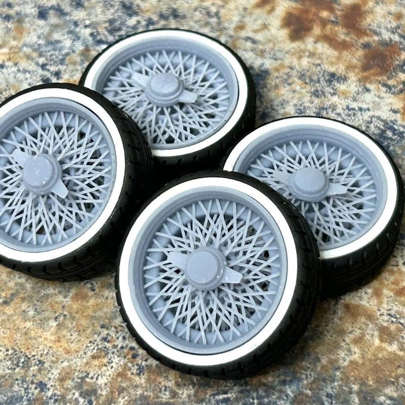 1/18 Wire Wheels - Etsy UK