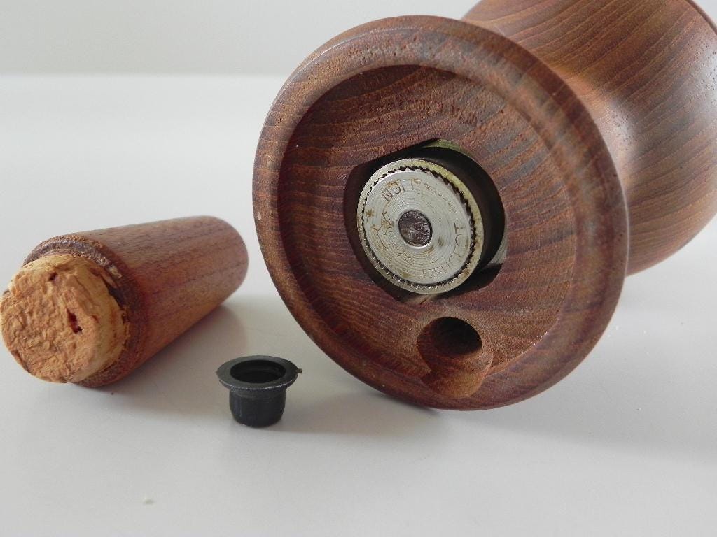 DANSK IHQ チーク ペッパーミル 北欧 美品 希少 デンマーク製 DANSK IHQ チーク ペッパーミル 北欧 美品 希少 デンマーク製