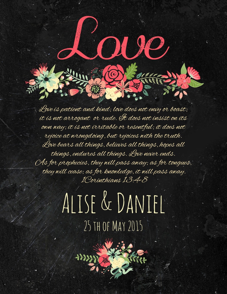 Corinthians Love Verses  1 Corinthians Love Bible Verse Tile Coaster