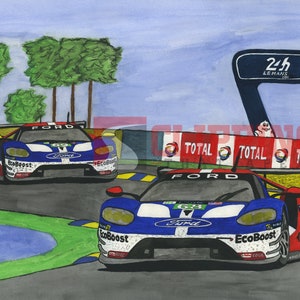 Ford Le Mans Return 2016 Print