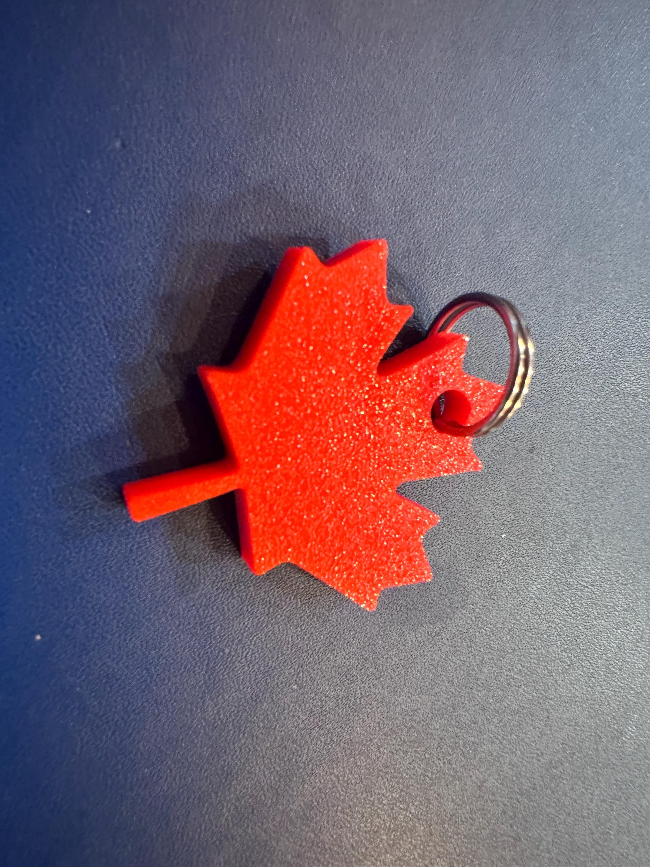 Show Your Canada Pride With This Maple Leaf Key Chain! Yours in Any ...