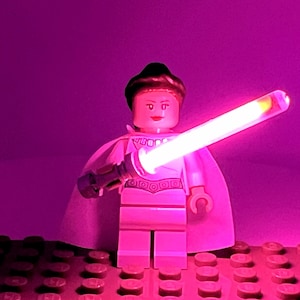 Pink Light-Up LEGO® Ultrasaber QuicKit With Battery Pack