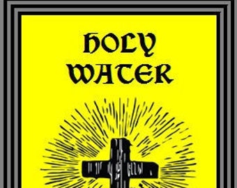 Agua Bendita - Holy Water - Choose Size in Dropbox - RITUAL ART SUPPLIES
