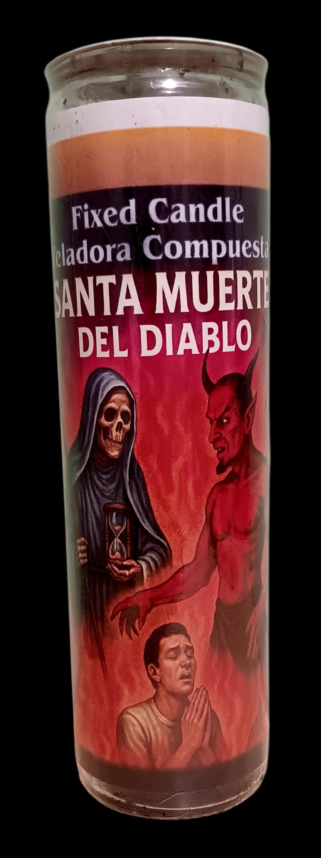 Santa Muerte Del Diablo - Fixed Candle - Shipped to You - Etsy