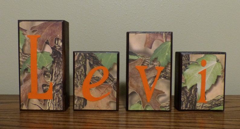 Boy Bedroom Decor Little Boy Bedroom Decor Hunting Nursery Decor Camo Hunter Baby Name Blocks Rustic Boy Bedroom Baby Sign Baby Gift