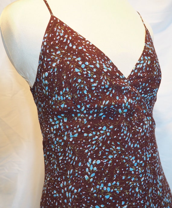 Dress - Burgundy Floral, Small Petite Size, Party 