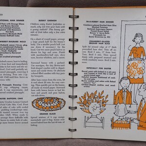 Cook Book: "Betty Crocker's Party Book", 1st Edition Spiral Bound, Hard Cover, Vintage 1960 bild 7