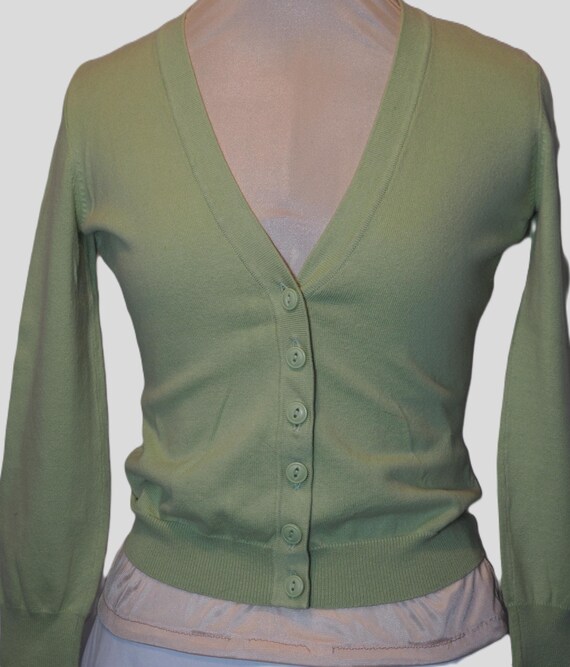 Petite green cardigan hot sale